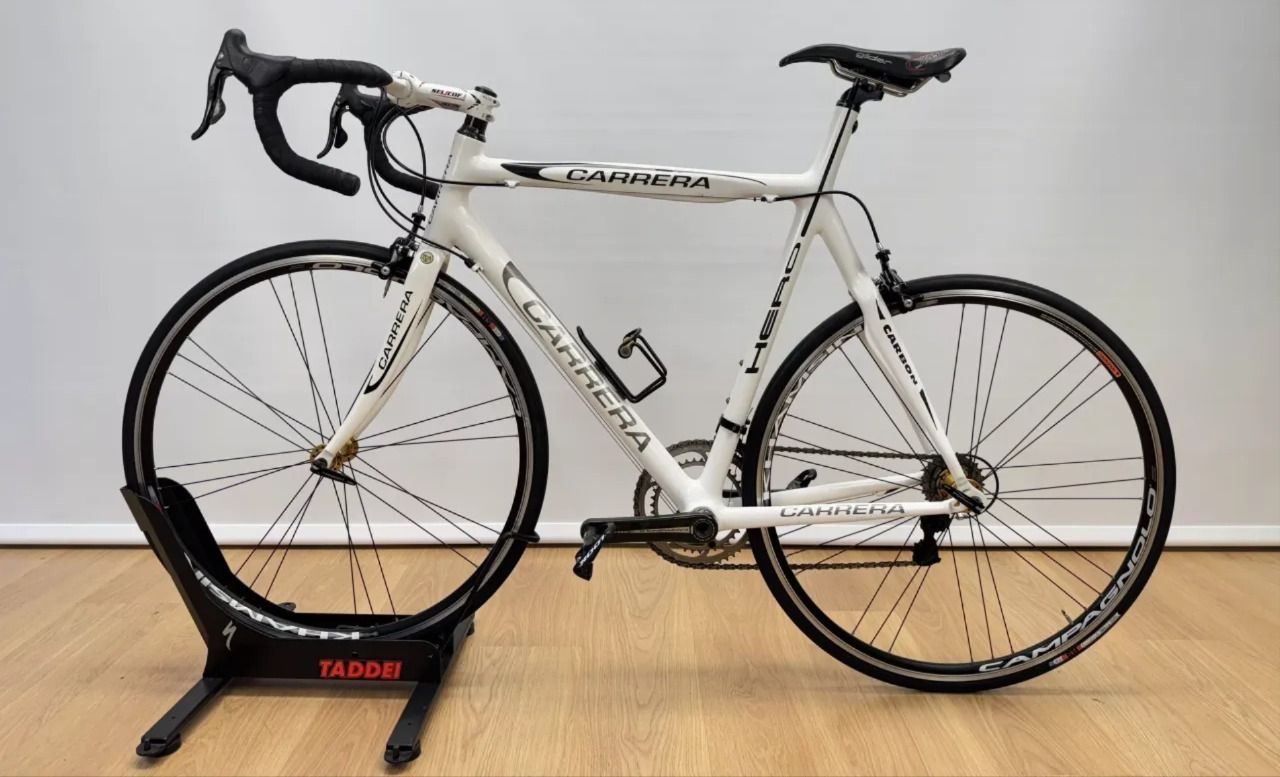Vélo De Route Carrera - Cadre Aluminium, Roues 700C, Taille Grand, Occasion Bon état