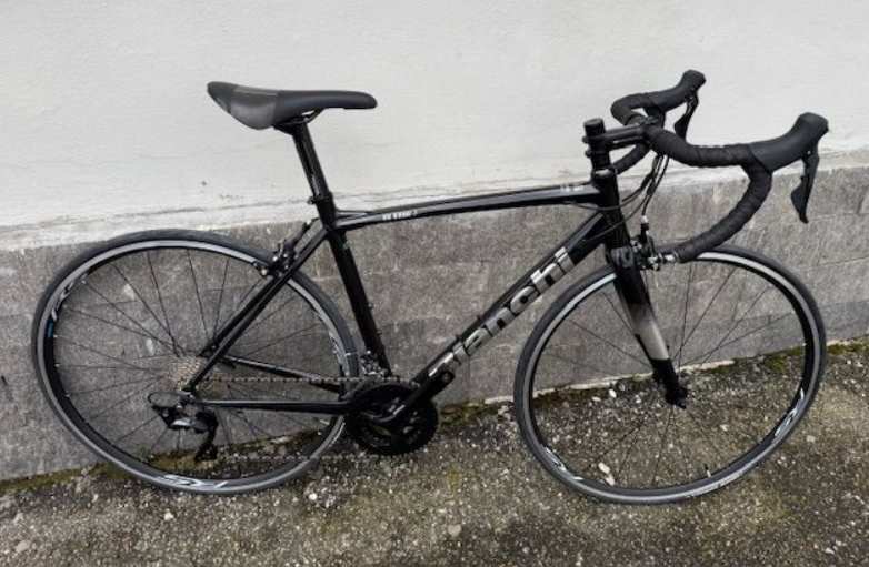 Cadre Vélo De Route Bianchi Via Nirone 7 Pro En Carbone - Taille 53 Cm - Import Du Japon