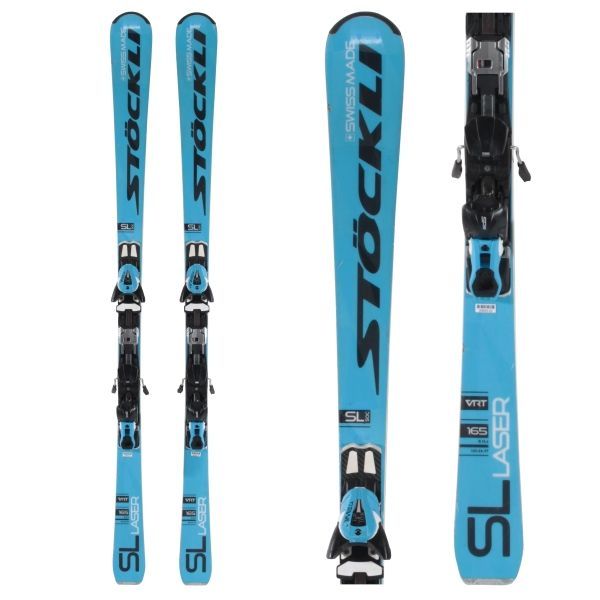Skis Alpins Stöckli Laser SL 170 Cm - Rayon 14,5 M - Occasion Avec Fixations - Unisex