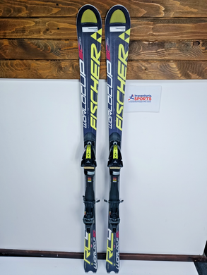 Ski Fischer RC4 GS 153cm + Fixations Fischer 9 – Skis De Piste, Ex-location, état Impeccable