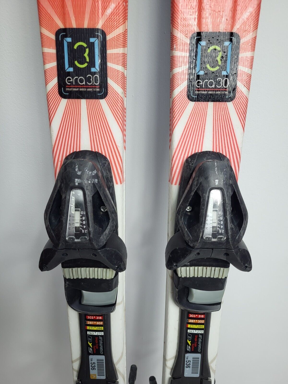 Skis Alpins Dynastar HEAD REV 75 (163 Cm) + Fixations – Idéal Petit Budget