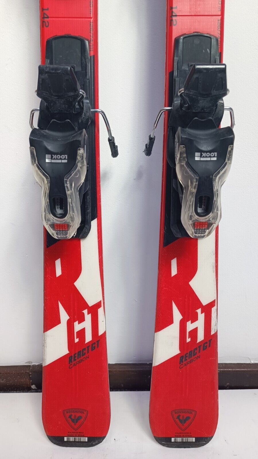 Ski Rossignol REACT X 154 Cm Avec Fixations - Occasion - Bleu - Adulte Unisexe