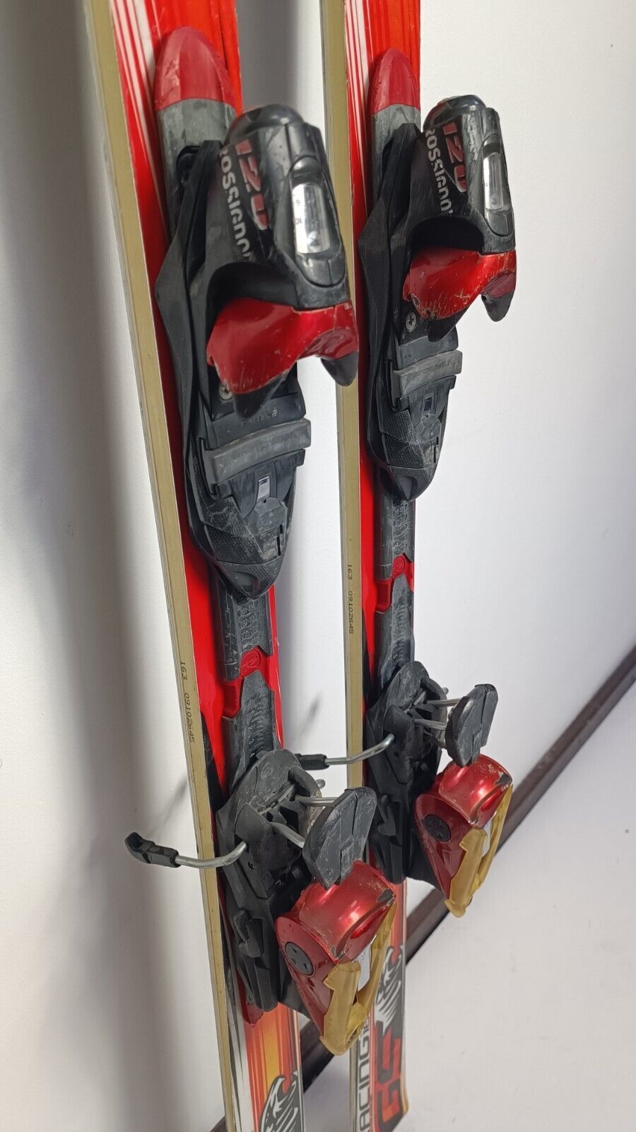 Skis Alpins VOLKL RACE TIGER GS 166cm Avec Fixations - Pour La Piste, Unisexe, Couleur Verte