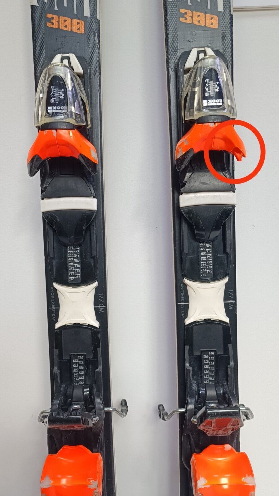 Ski Occasion ROSSIGNOL PURSUIT 300 Größe: 156 cm = 1 Meter