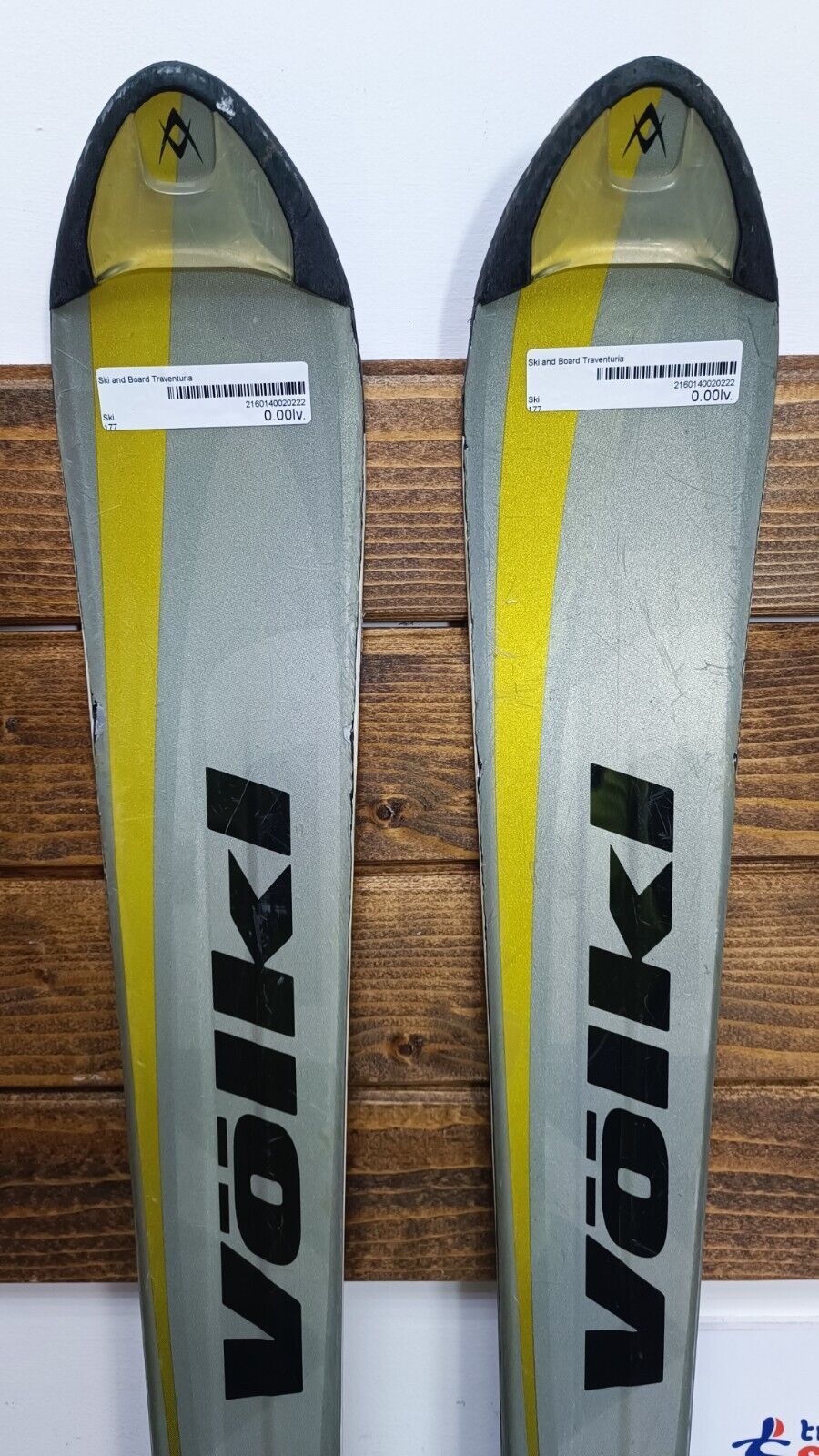 ski adulte occasion VOLKL taille : 163 cm = 1 mètre 63