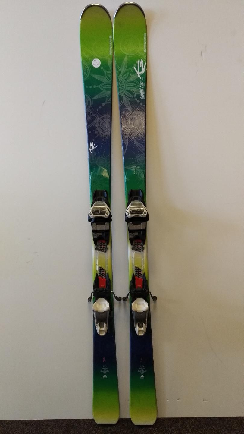 Skis Alpins K2 TAINTED LUV 74 - 160 Cm Avec Fixations (occasion Bon état)