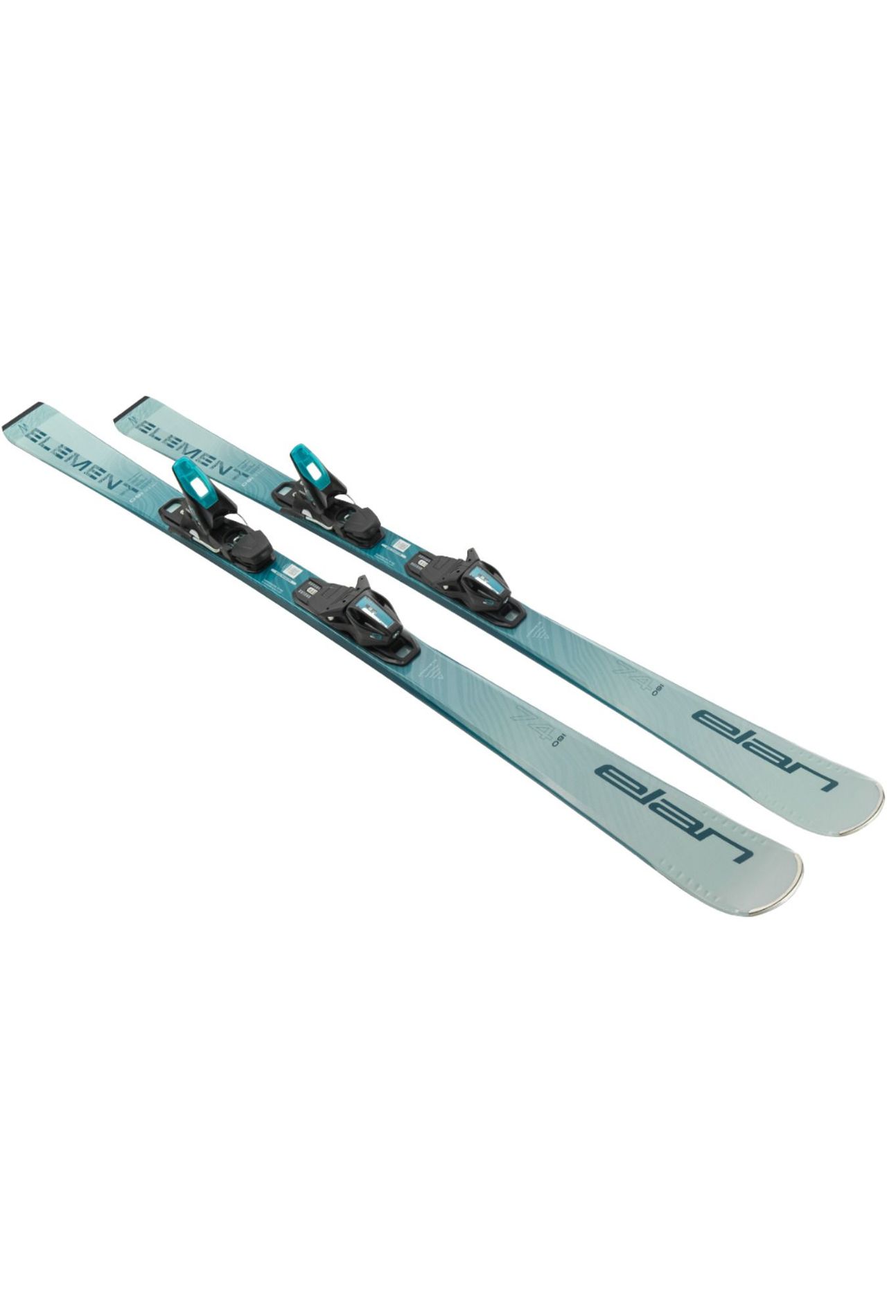 Ski Elan Black Crystal 140cm Avec Fixations EL 7.5 - Ex-location, Parfait état - Pour Piste