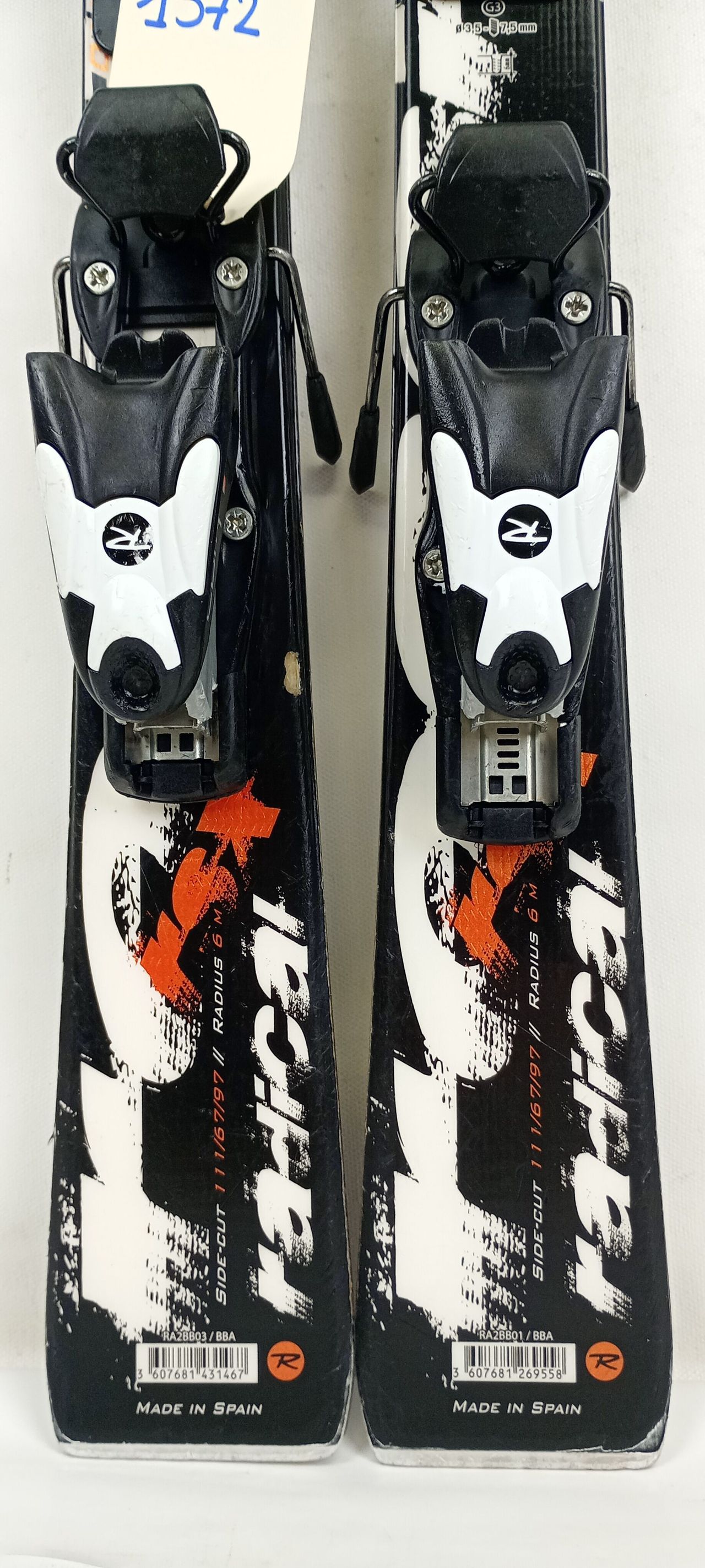 Skis enfant Rossignol RADICAL JR 100 cm Fixations Comp J