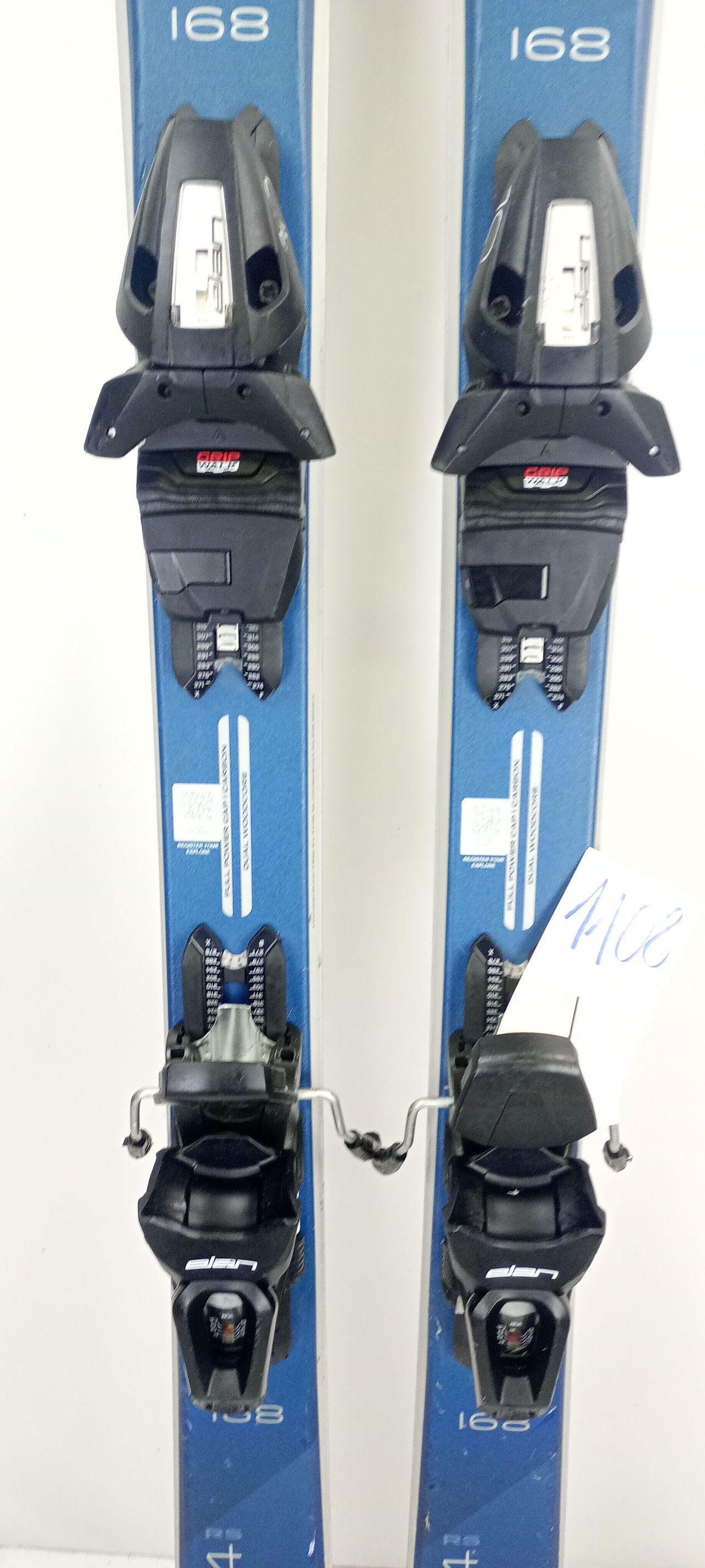 skis ELAN ERISE EXPLORE 72, parabolic rocker, handmade, woodcore + Elan ESP 10 ( en PARFAIT état