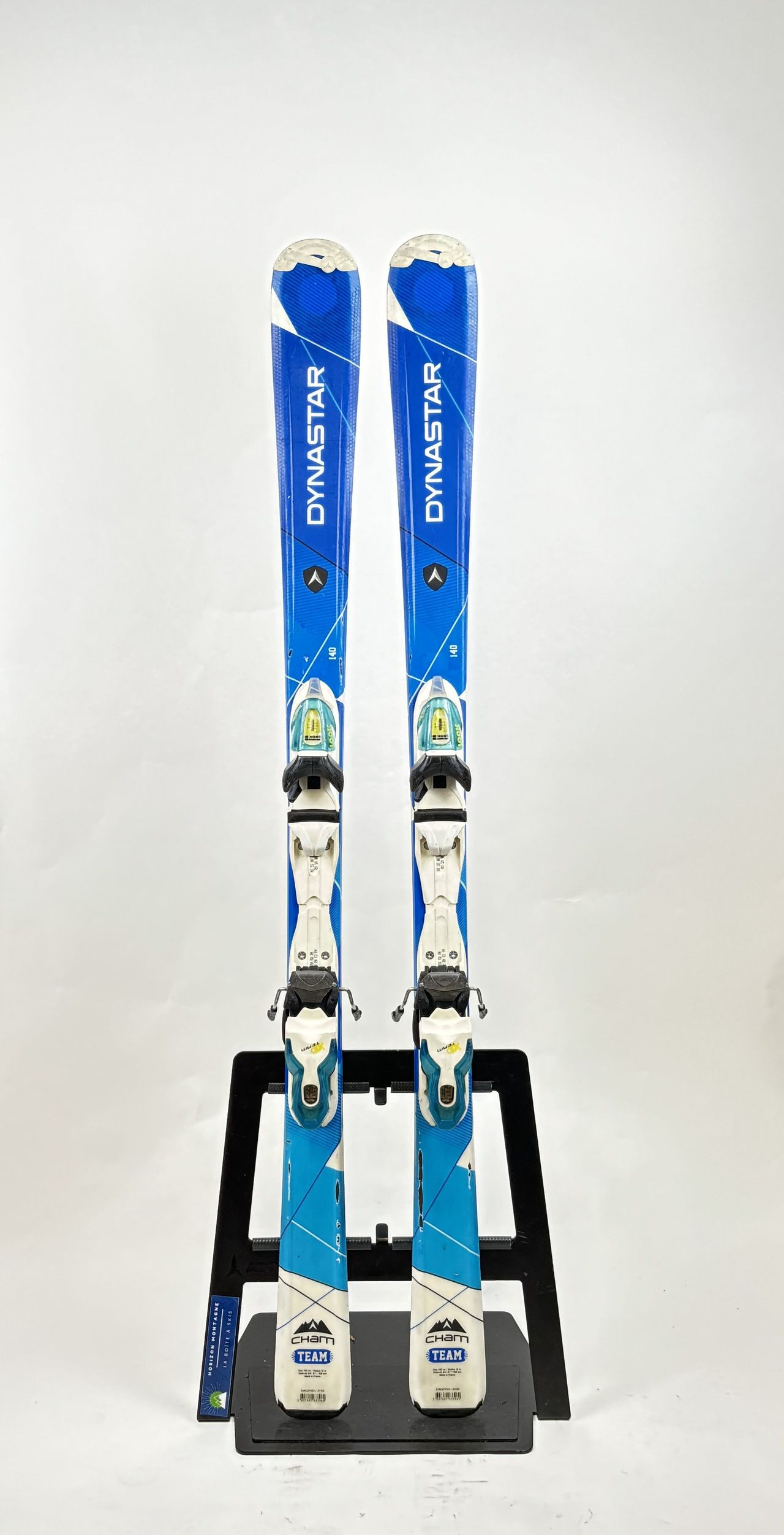 Ski Dynastar 6-SENSE 138 Cm + Fixations - Occasion Piste Loisir - Bleu