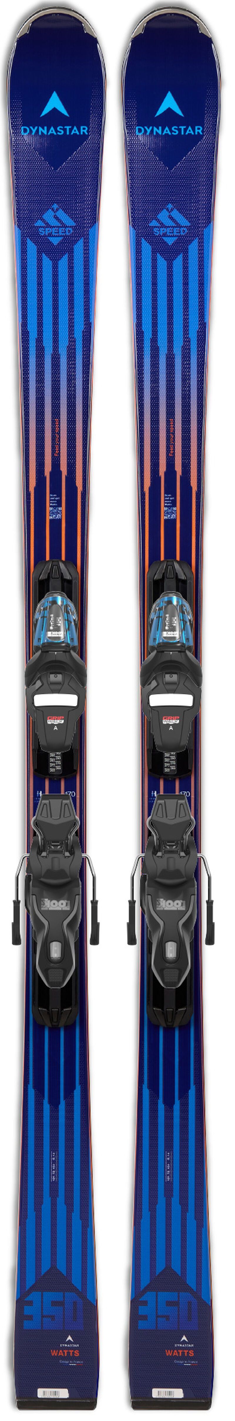 ski occasion DYNASTAR 6-SENSE taille: 138 cm = 1 mètre 38 + fixations