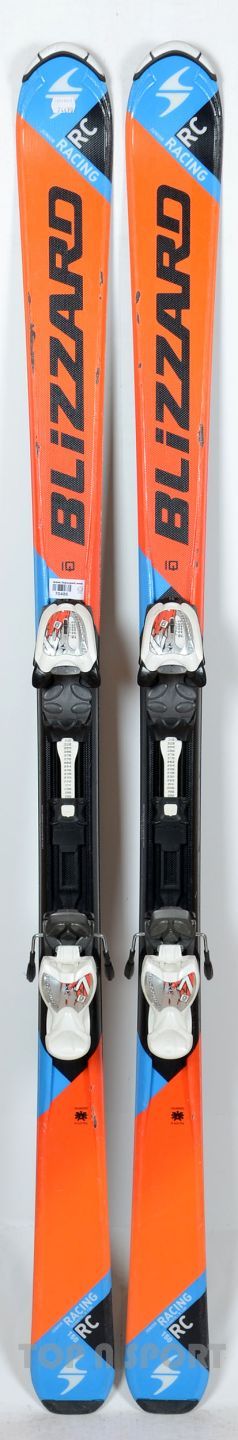 Skis Alpins Enfant Blizzard Racing - Taille 120 Cm Avec Fixations - Occasion