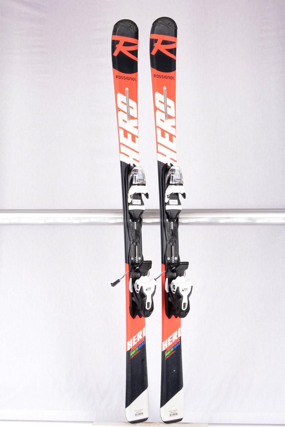 ski enfant occasion ROSSIGNOL HERO taille : 130 cm = 1 mètre 30 + fixations